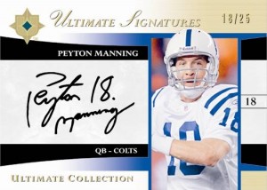Peyton Manning Football Cards