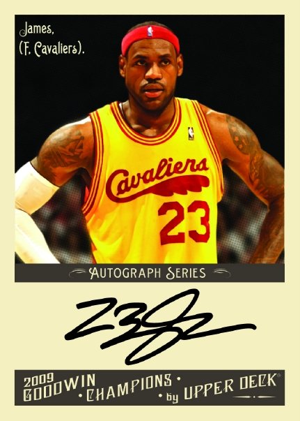 autographed lebron